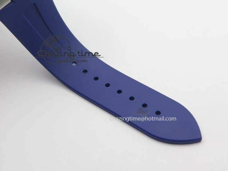 Overseas SS JJF 1:1 Best Edition Blue Dial On Rubber Strap MIYOTA Neat 9991