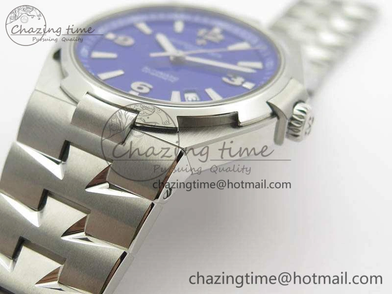 Trendy Overseas SS JJF 1:1 Best Edition Blue Dial On SS Bracelet MIYOTA 9980