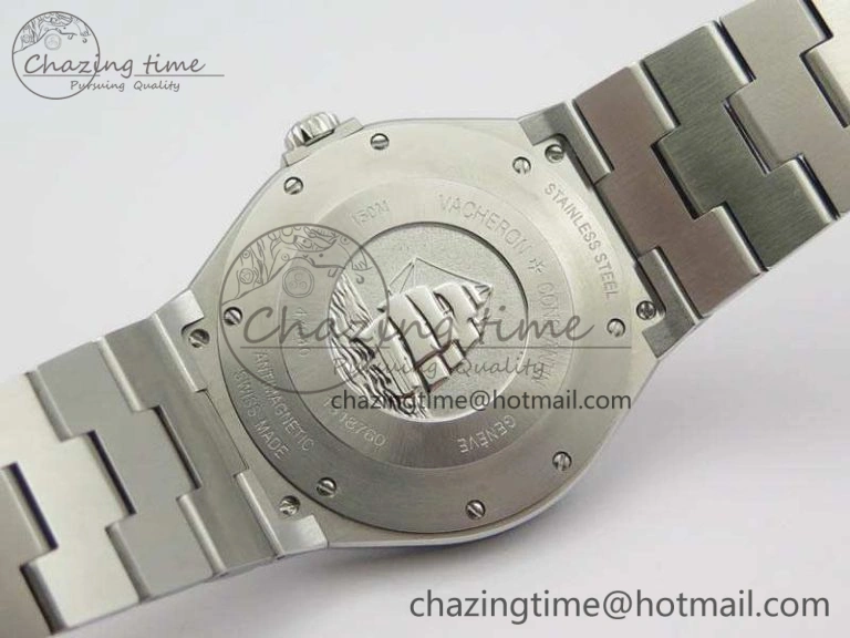 Trendy Overseas SS JJF 1:1 Best Edition Blue Dial On SS Bracelet MIYOTA 9980
