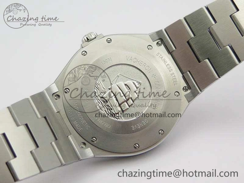 Trendy Overseas SS JJF 1:1 Best Edition Blue Dial On SS Bracelet MIYOTA 9980