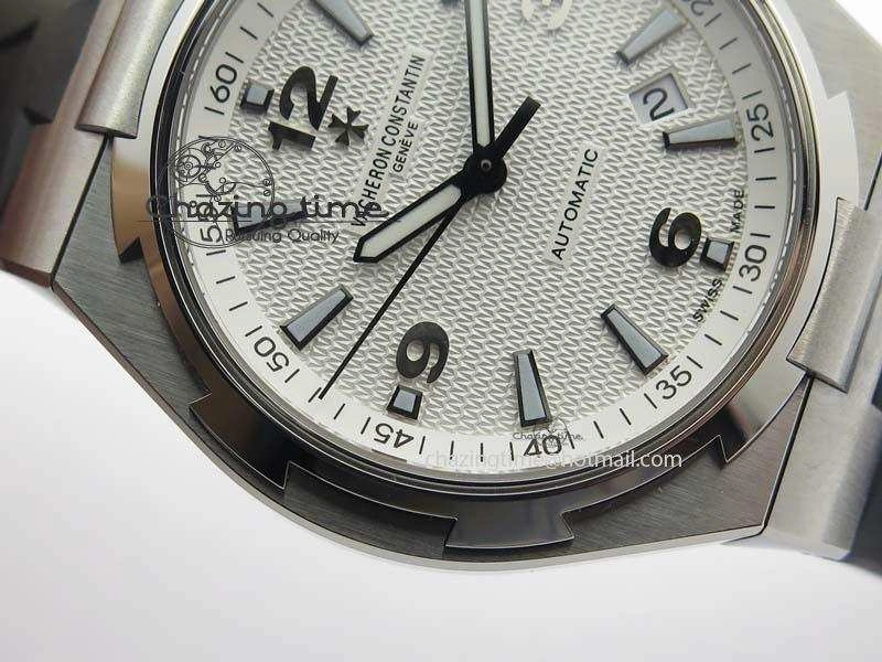 Overseas SS JJF 1:1 Best Edition White Dial On Rubber Strap MIYOTA SmartChoice 9987