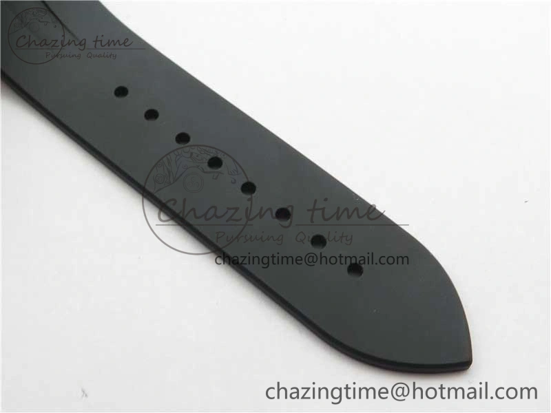 TimelessDesign Overseas SS MKS 1:1 Best Edition Black Dial on Black Rubber Strap MIYOTA 9923