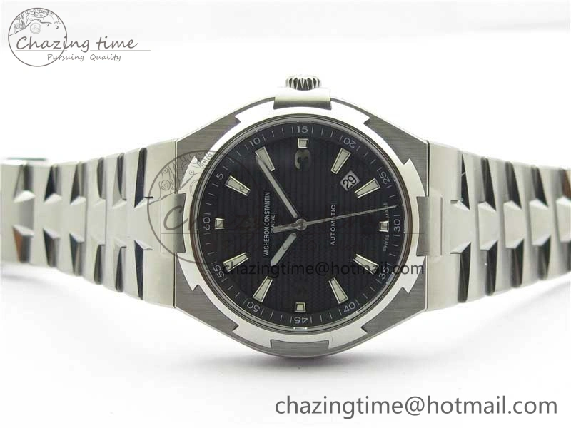 Premium Overseas SS MKS 1:1 Best Edition Black Dial on SS Bracelet MIYOTA 9914