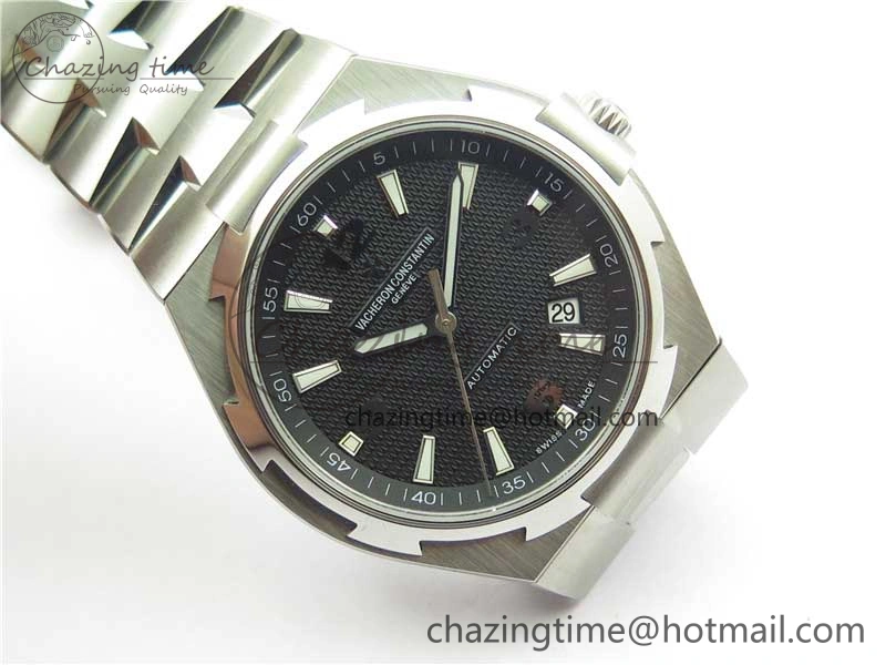 Premium Overseas SS MKS 1:1 Best Edition Black Dial on SS Bracelet MIYOTA 9914
