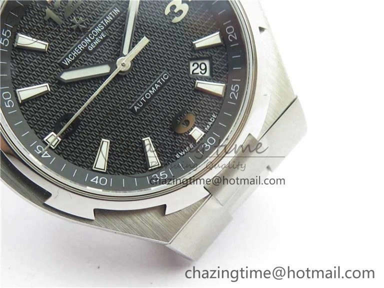 Premium Overseas SS MKS 1:1 Best Edition Black Dial on SS Bracelet MIYOTA 9914
