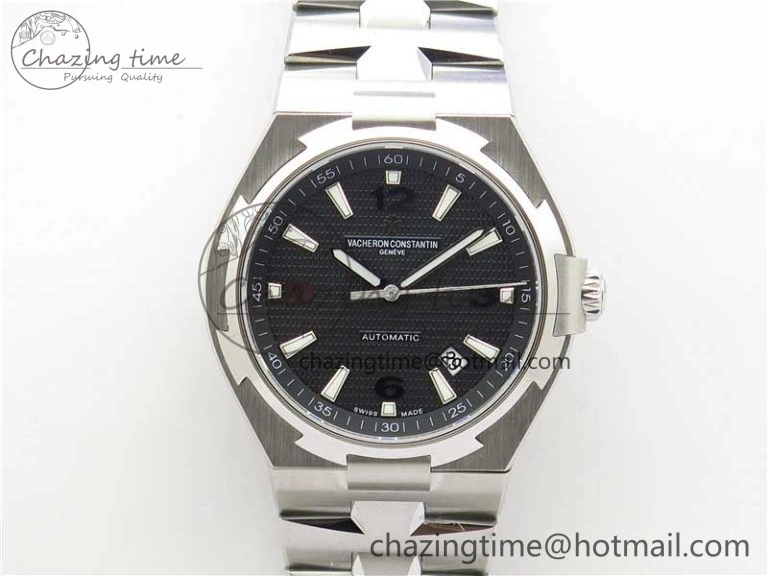Premium Overseas SS MKS 1:1 Best Edition Black Dial on SS Bracelet MIYOTA 9914