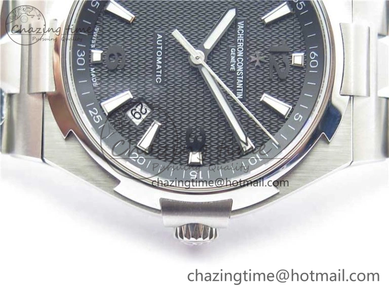 Premium Overseas SS MKS 1:1 Best Edition Black Dial on SS Bracelet MIYOTA 9914