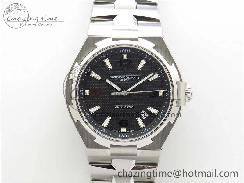 Premium Overseas SS MKS 1:1 Best Edition Black Dial on SS Bracelet MIYOTA 9914