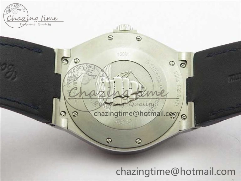 Overseas SS MKS 1:1 Best Edition Blue Dial on Blue Leather Strap MIYOTA EyeCatching 9921