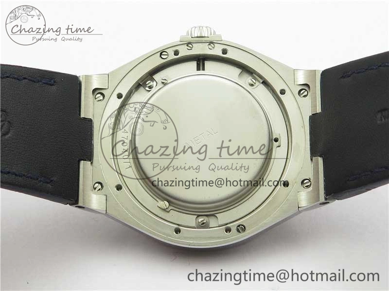 Overseas SS MKS 1:1 Best Edition Blue Dial on Blue Leather Strap MIYOTA EyeCatching 9921