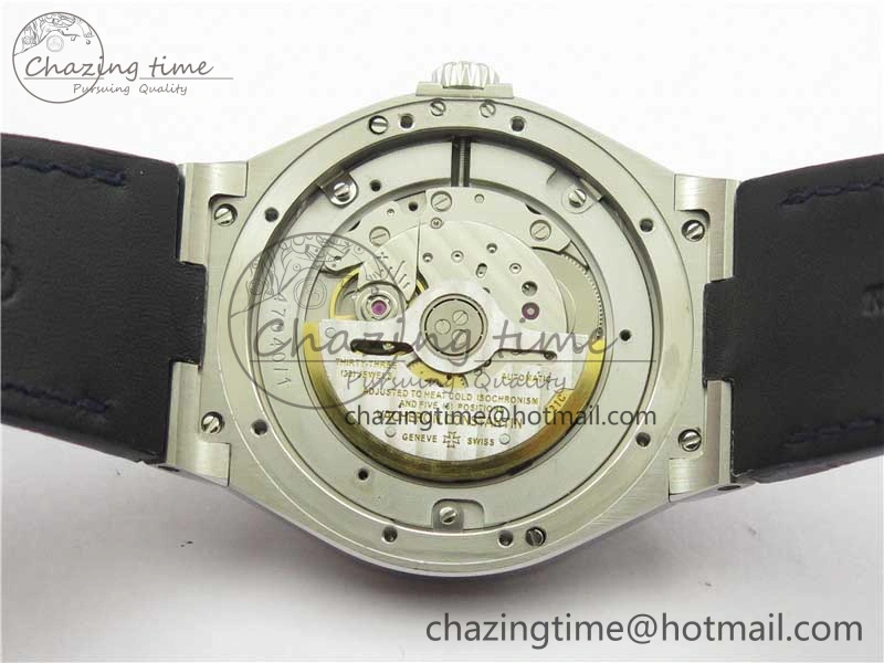 Overseas SS MKS 1:1 Best Edition Blue Dial on Blue Leather Strap MIYOTA EyeCatching 9921