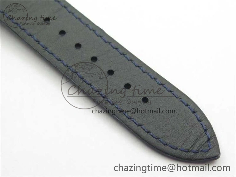 Overseas SS MKS 1:1 Best Edition Blue Dial on Blue Leather Strap MIYOTA EyeCatching 9921