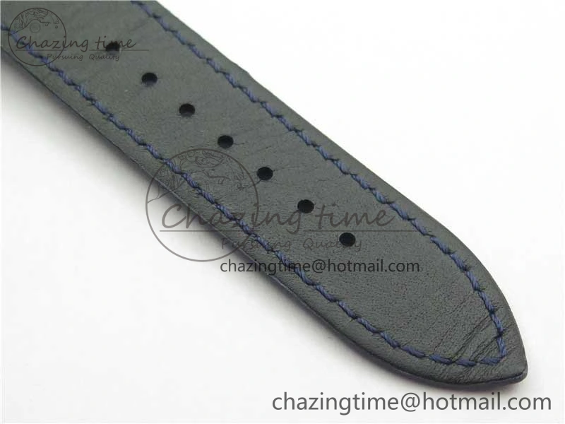 Overseas SS MKS 1:1 Best Edition Blue Dial on Blue Leather Strap MIYOTA EyeCatching 9921