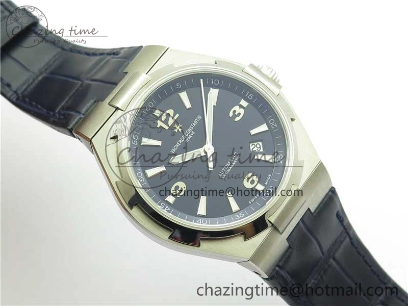 Overseas SS MKS 1:1 Best Edition Blue Dial on Blue Leather Strap MIYOTA EyeCatching 9921