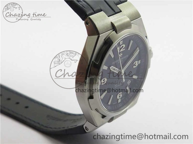 Overseas SS MKS 1:1 Best Edition Blue Dial on Blue Leather Strap MIYOTA EyeCatching 9921