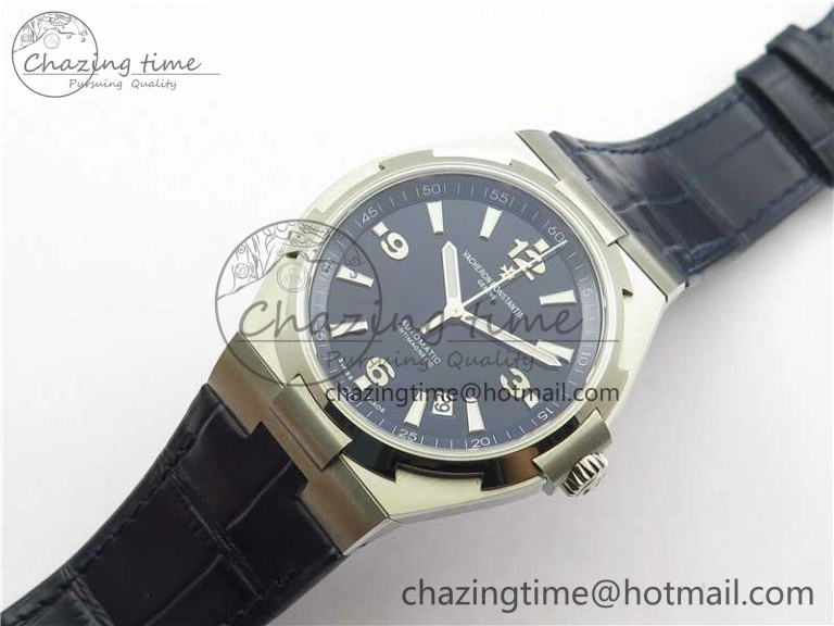 Overseas SS MKS 1:1 Best Edition Blue Dial on Blue Leather Strap MIYOTA EyeCatching 9921