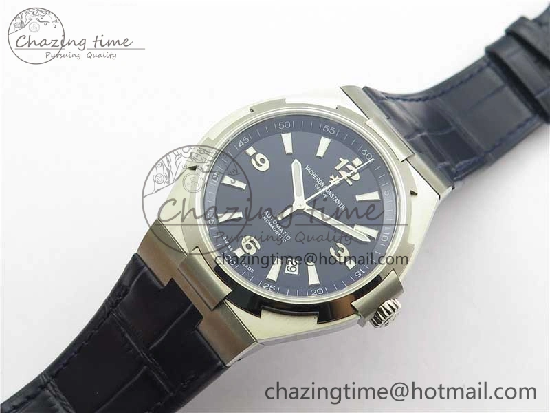 Overseas SS MKS 1:1 Best Edition Blue Dial on Blue Leather Strap MIYOTA EyeCatching 9921