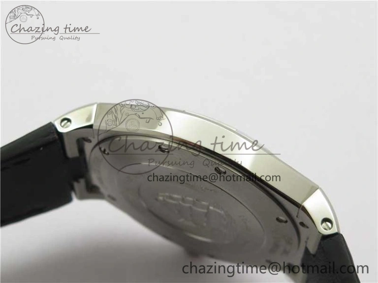 Overseas SS MKS 1:1 Best Edition White Dial on Black Leather Strap MIYOTA Durable 9917