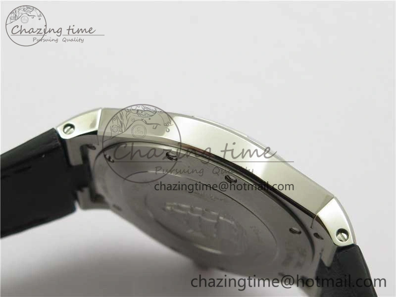 Overseas SS MKS 1:1 Best Edition White Dial on Black Leather Strap MIYOTA Durable 9917