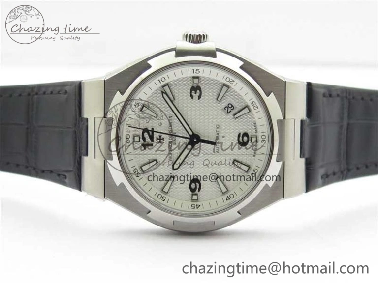 Overseas SS MKS 1:1 Best Edition White Dial on Black Leather Strap MIYOTA Durable 9917