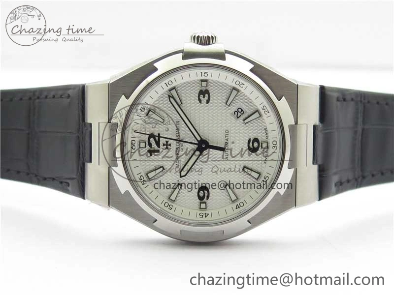 Overseas SS MKS 1:1 Best Edition White Dial on Black Leather Strap MIYOTA Durable 9917