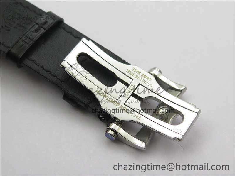 Overseas SS MKS 1:1 Best Edition White Dial on Black Leather Strap MIYOTA Durable 9917