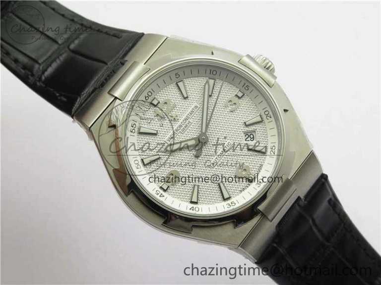 Overseas SS MKS 1:1 Best Edition White Dial on Black Leather Strap MIYOTA Durable 9917