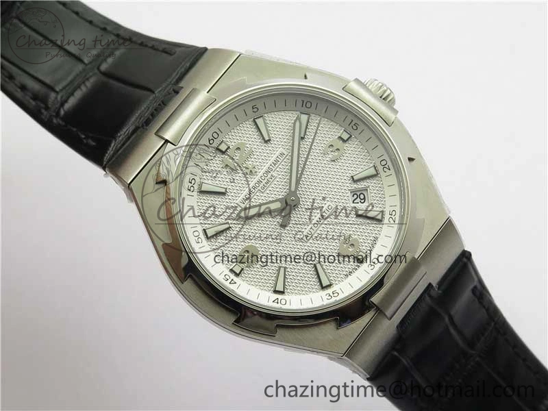Overseas SS MKS 1:1 Best Edition White Dial on Black Leather Strap MIYOTA Durable 9917