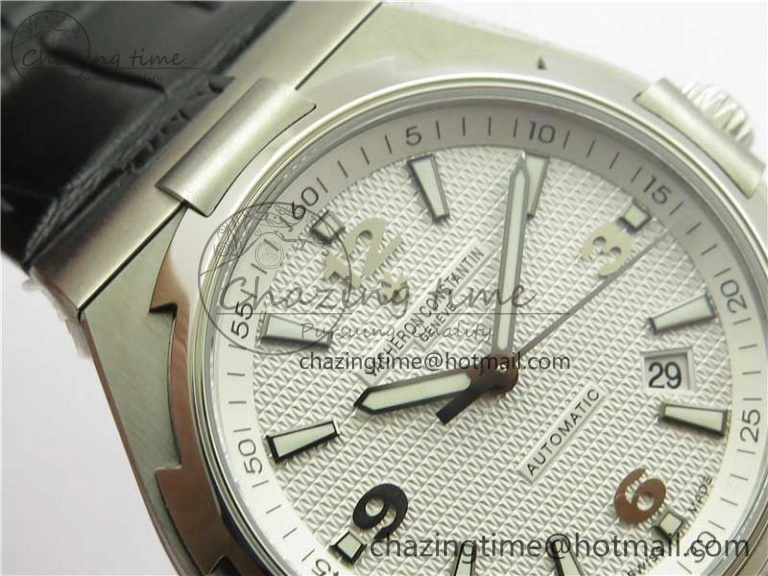 Overseas SS MKS 1:1 Best Edition White Dial on Black Leather Strap MIYOTA Durable 9917