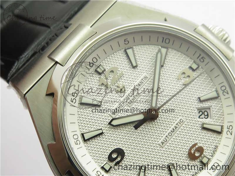 Overseas SS MKS 1:1 Best Edition White Dial on Black Leather Strap MIYOTA Durable 9917