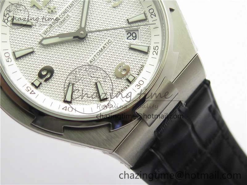 Overseas SS MKS 1:1 Best Edition White Dial on Black Leather Strap MIYOTA Durable 9917