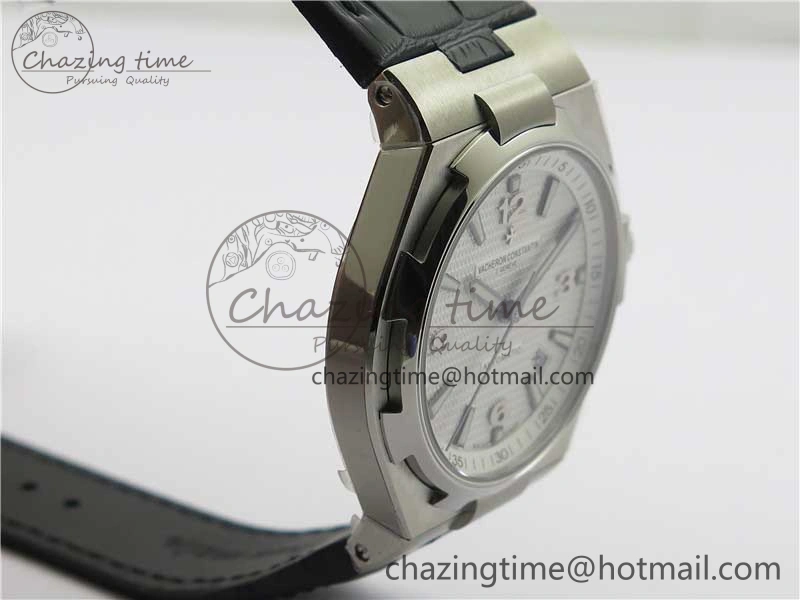Overseas SS MKS 1:1 Best Edition White Dial on Black Leather Strap MIYOTA Durable 9917