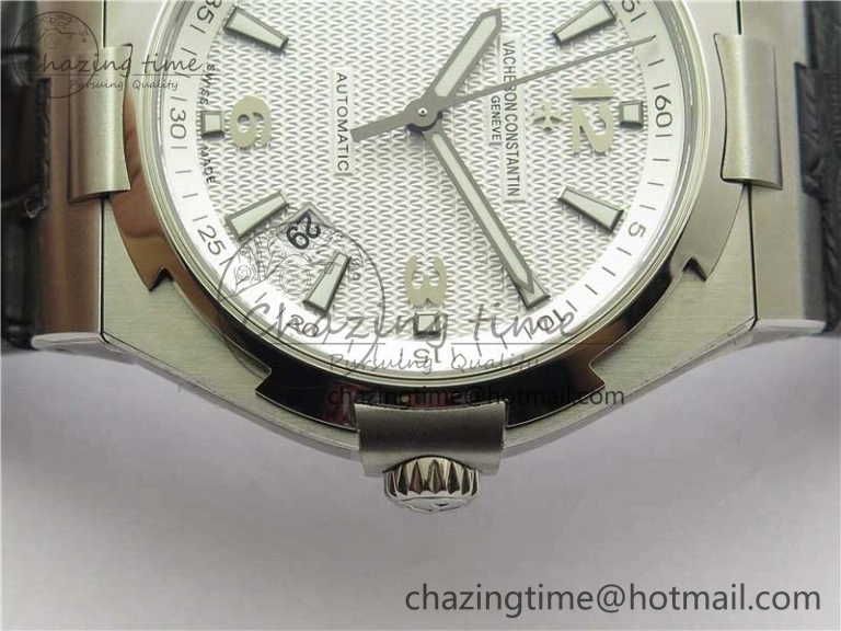 Overseas SS MKS 1:1 Best Edition White Dial on Black Leather Strap MIYOTA Durable 9917