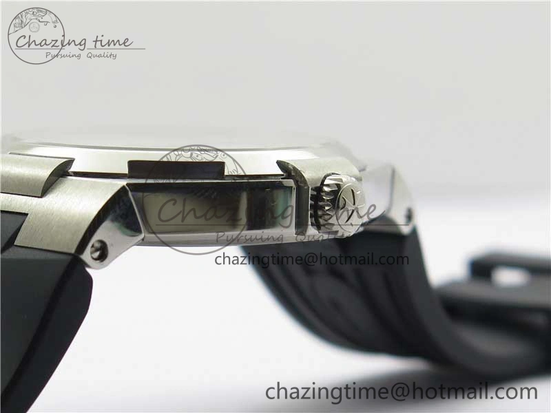 Overseas SS MKS 1:1 Best Edition White Dial on Black Rubber Strap MIYOTA WrinkleFree 9924