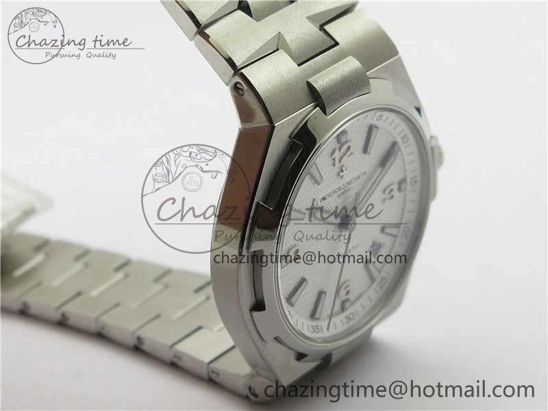 Minimalist Overseas SS MKS 1:1 Best Edition White Dial on SS Bracelet MIYOTA 9919