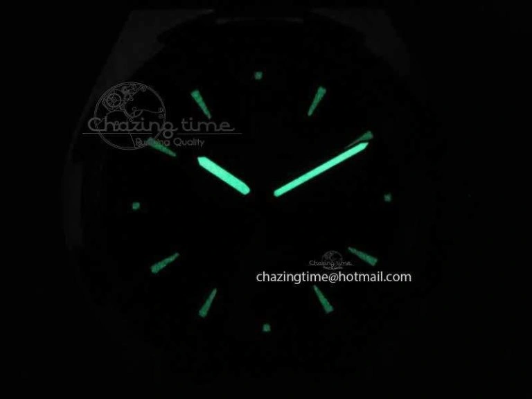 Overseas SS RG JJF 1:1 Best Edition Black Dial On Rubber Strap MIYOTA FlexibleFit 9982