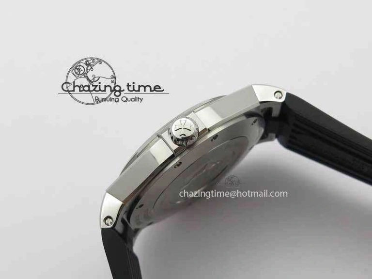 Overseas SS RG JJF 1:1 Best Edition Black Dial On Rubber Strap MIYOTA FlexibleFit 9982