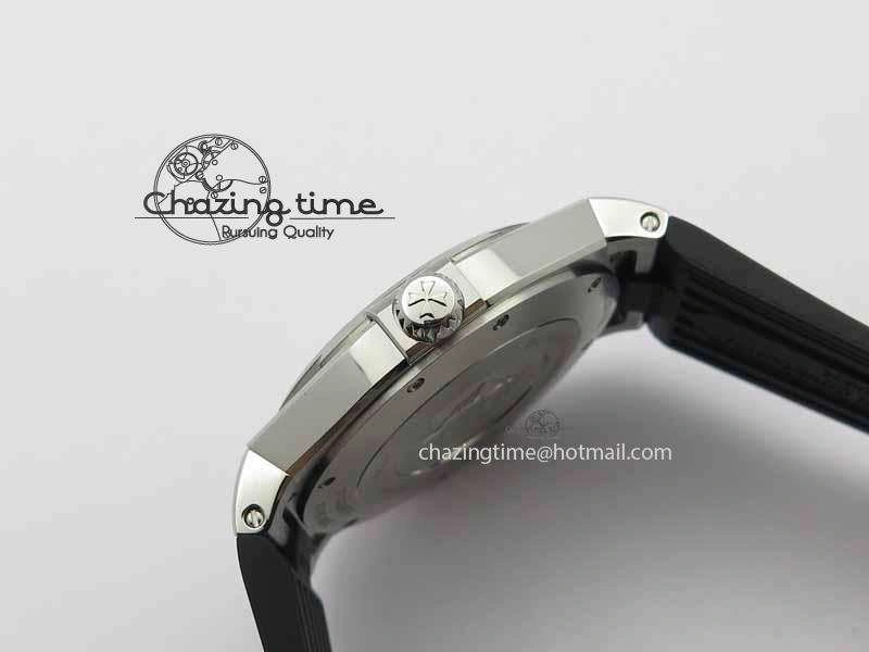 Overseas SS RG JJF 1:1 Best Edition Black Dial On Rubber Strap MIYOTA FlexibleFit 9982