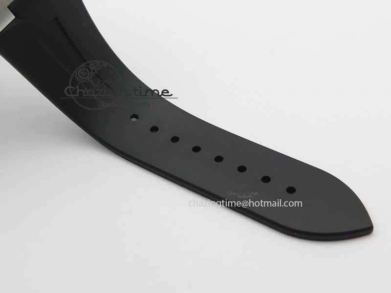 Overseas SS RG JJF 1:1 Best Edition Black Dial On Rubber Strap MIYOTA FlexibleFit 9982