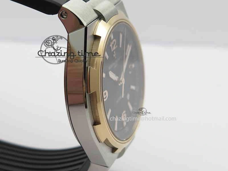 Overseas SS RG JJF 1:1 Best Edition Black Dial On Rubber Strap MIYOTA FlexibleFit 9982