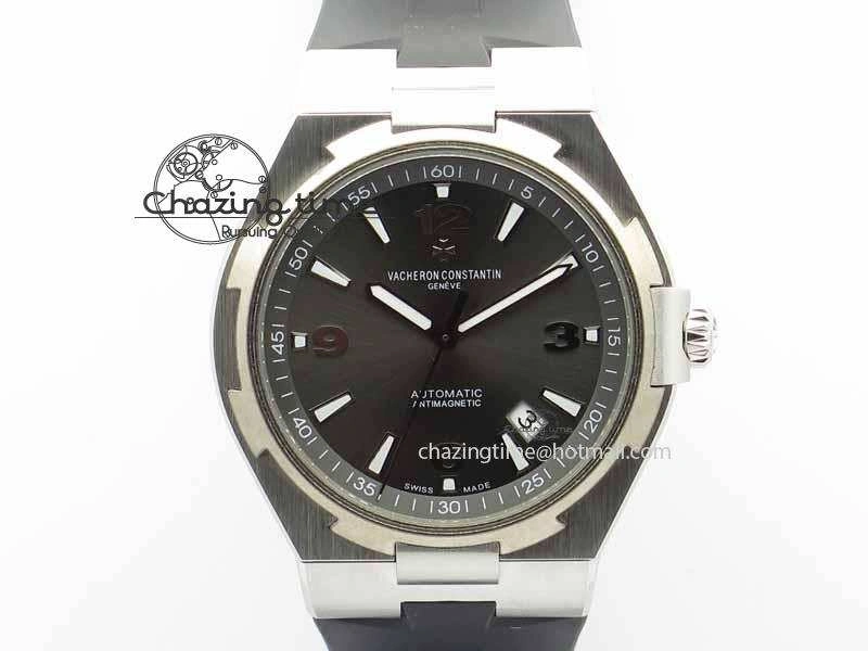 Cozy Overseas SS Ti JJF 1:1 Best Edition Gray Dial On Rubber Strap MIYOTA 9985