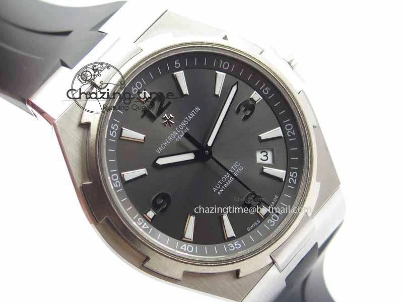 Cozy Overseas SS Ti JJF 1:1 Best Edition Gray Dial On Rubber Strap MIYOTA 9985