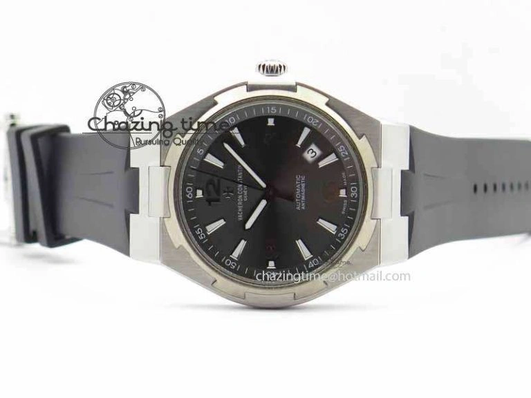 Cozy Overseas SS Ti JJF 1:1 Best Edition Gray Dial On Rubber Strap MIYOTA 9985