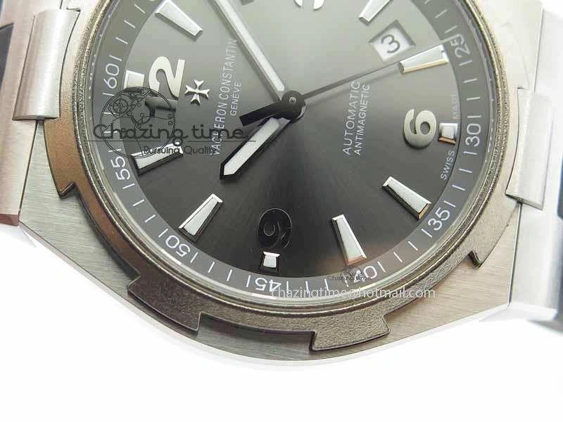 Cozy Overseas SS Ti JJF 1:1 Best Edition Gray Dial On Rubber Strap MIYOTA 9985
