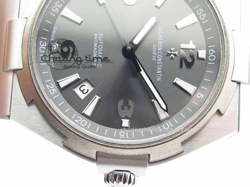 Cozy Overseas SS Ti JJF 1:1 Best Edition Gray Dial On Rubber Strap MIYOTA 9985