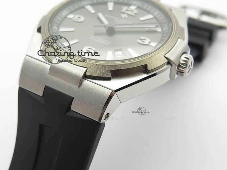 Cozy Overseas SS Ti JJF 1:1 Best Edition Gray Dial On Rubber Strap MIYOTA 9985