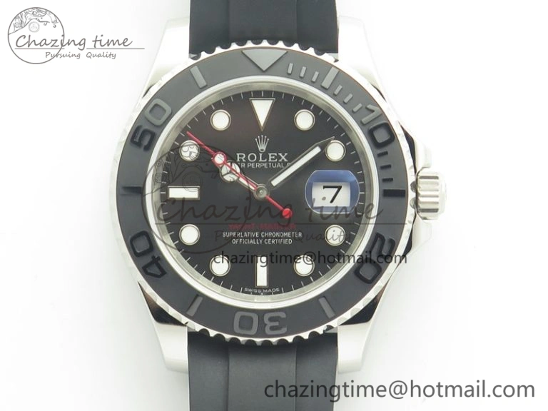 Cozy Overseas SS Ti JJF 1:1 Best Edition Gray Dial On Rubber Strap MIYOTA 9985