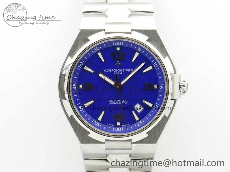 Overseas Ultra-Thin 2000V XF Best Edition Blue Dial on SS Bracelet A Soft 9929