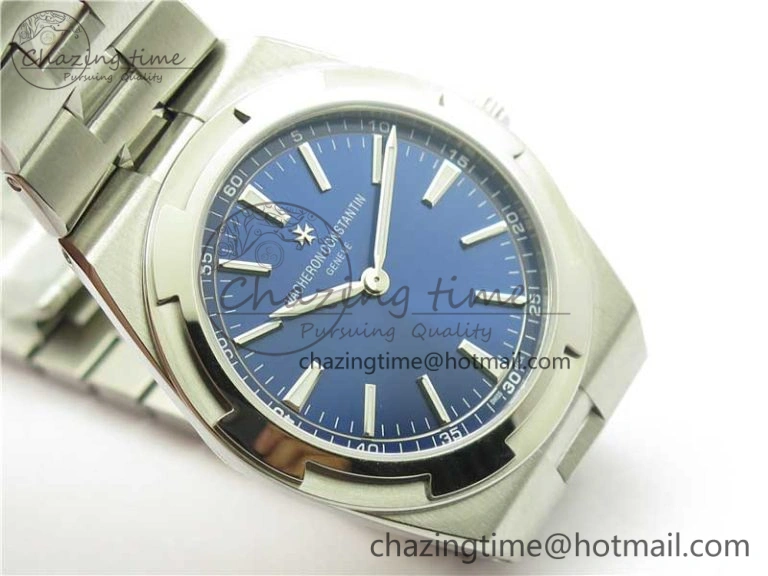 Overseas Ultra-Thin 2000V XF Best Edition Blue Dial on SS Bracelet A Soft 9929