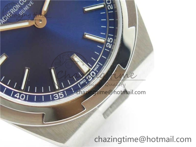 Overseas Ultra-Thin 2000V XF Best Edition Blue Dial on SS Bracelet A Soft 9929